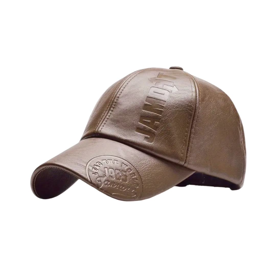 Daniel - Classic Leather-Style Baseball Cap for Men