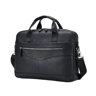 Jacob - Leather Spacious Briefcase - Messenger Bag