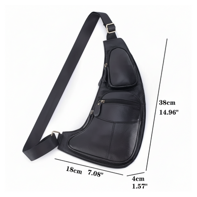 Beckett - Vintage Leather Chest Sling Bag