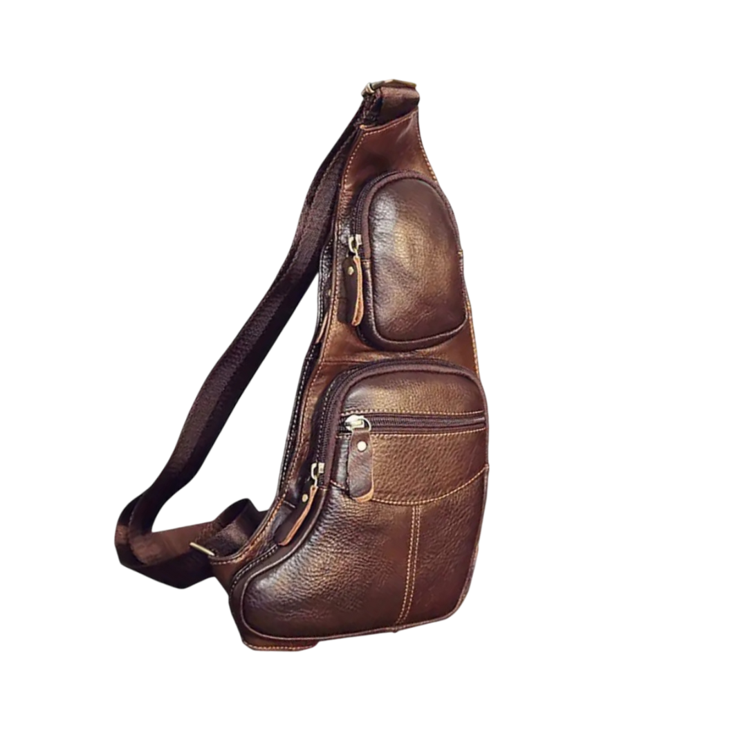 Beckett - Vintage Leather Chest Sling Bag