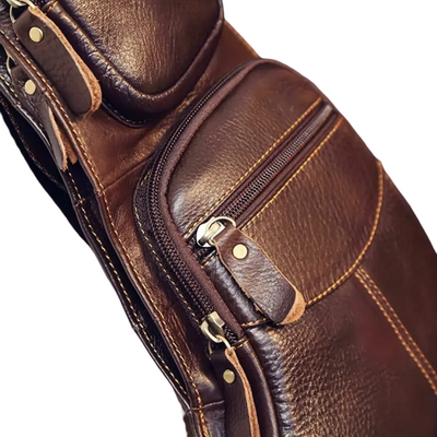 Beckett - Vintage Leather Chest Sling Bag