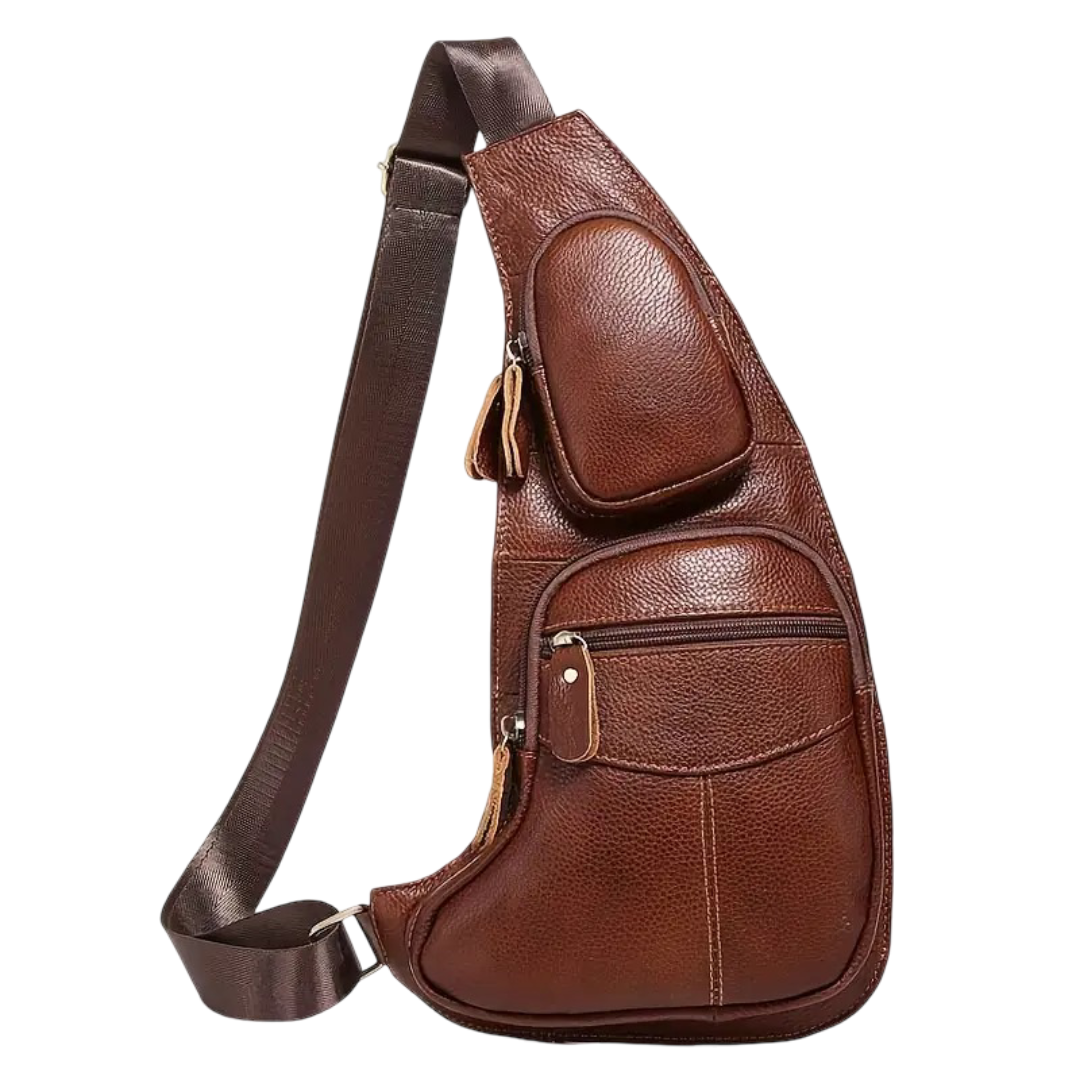 Beckett - Vintage Leather Chest Sling Bag