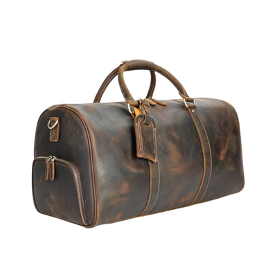 Arden - Classic Leather Duffel Tote