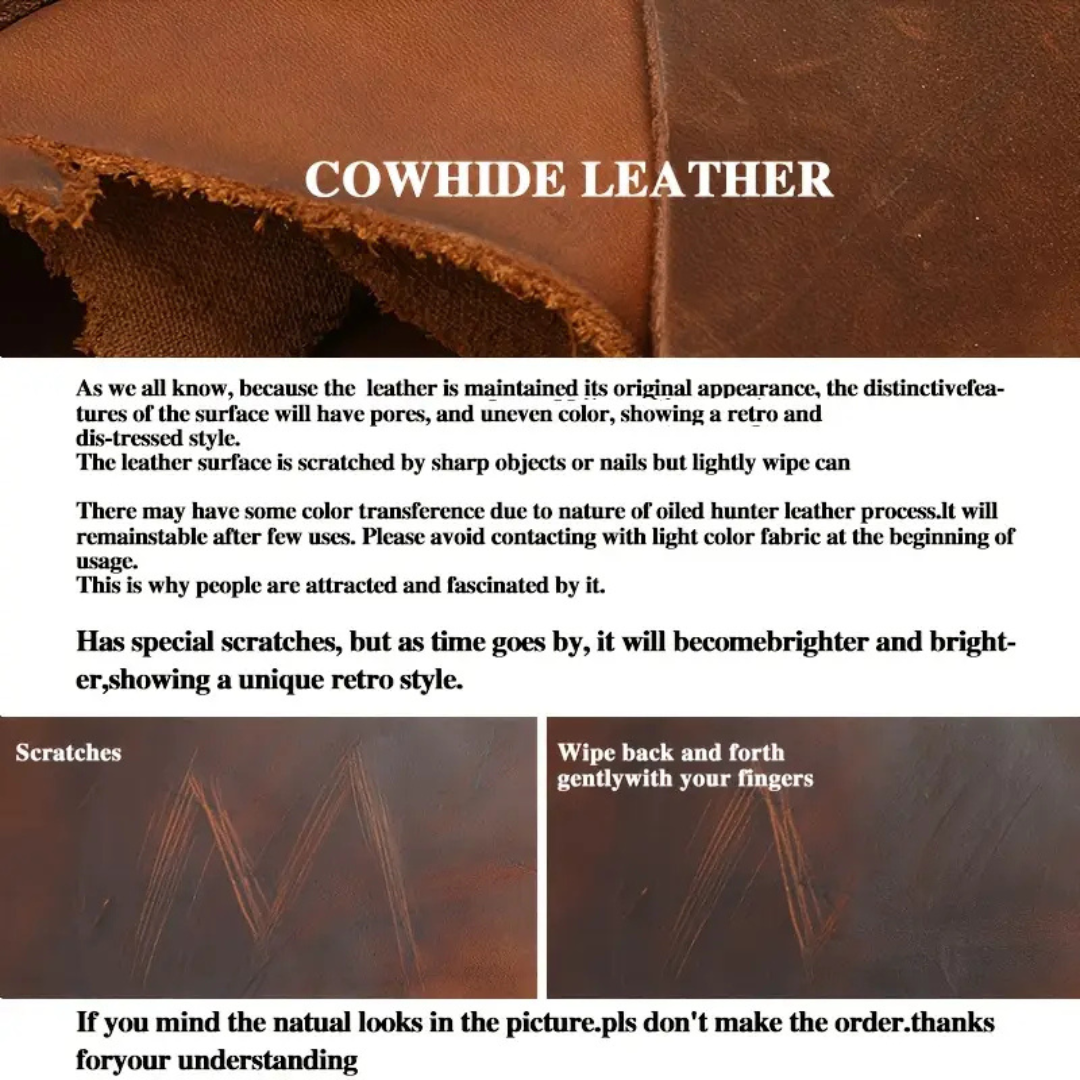 Arden - Classic Leather Duffel Tote