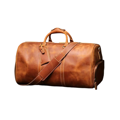 Montgomery - Genuine Top-Layer Cowhide Duffel Crossbody Bag