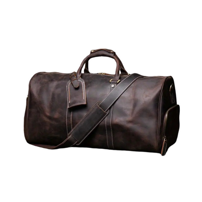 Montgomery - Genuine Top-Layer Cowhide Duffel Crossbody Bag