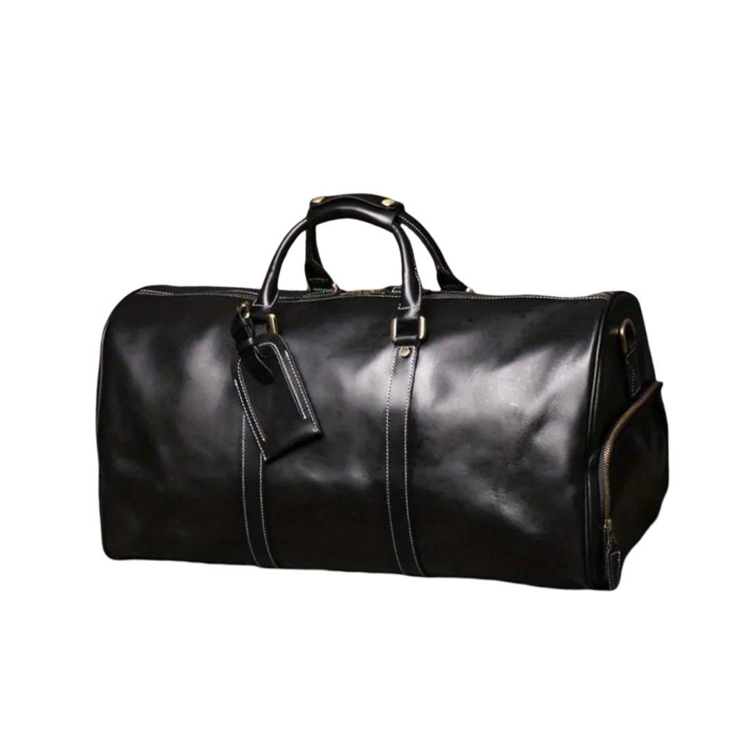Montgomery - Genuine Top-Layer Cowhide Duffel Crossbody Bag