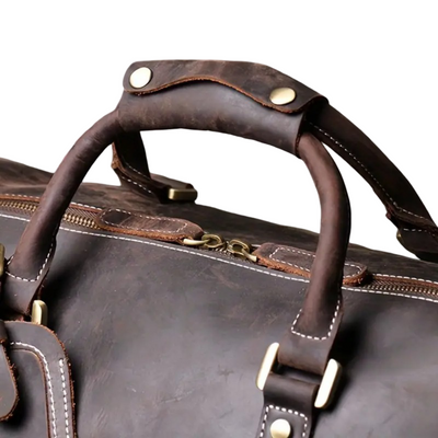 Montgomery - Genuine Top-Layer Cowhide Duffel Crossbody Bag