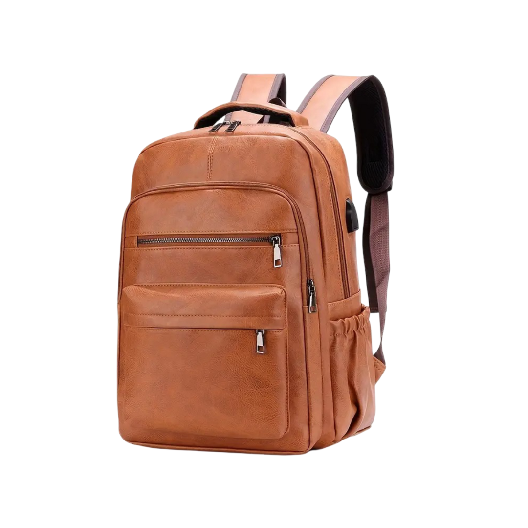 Theo - Premium Leather Backpack
