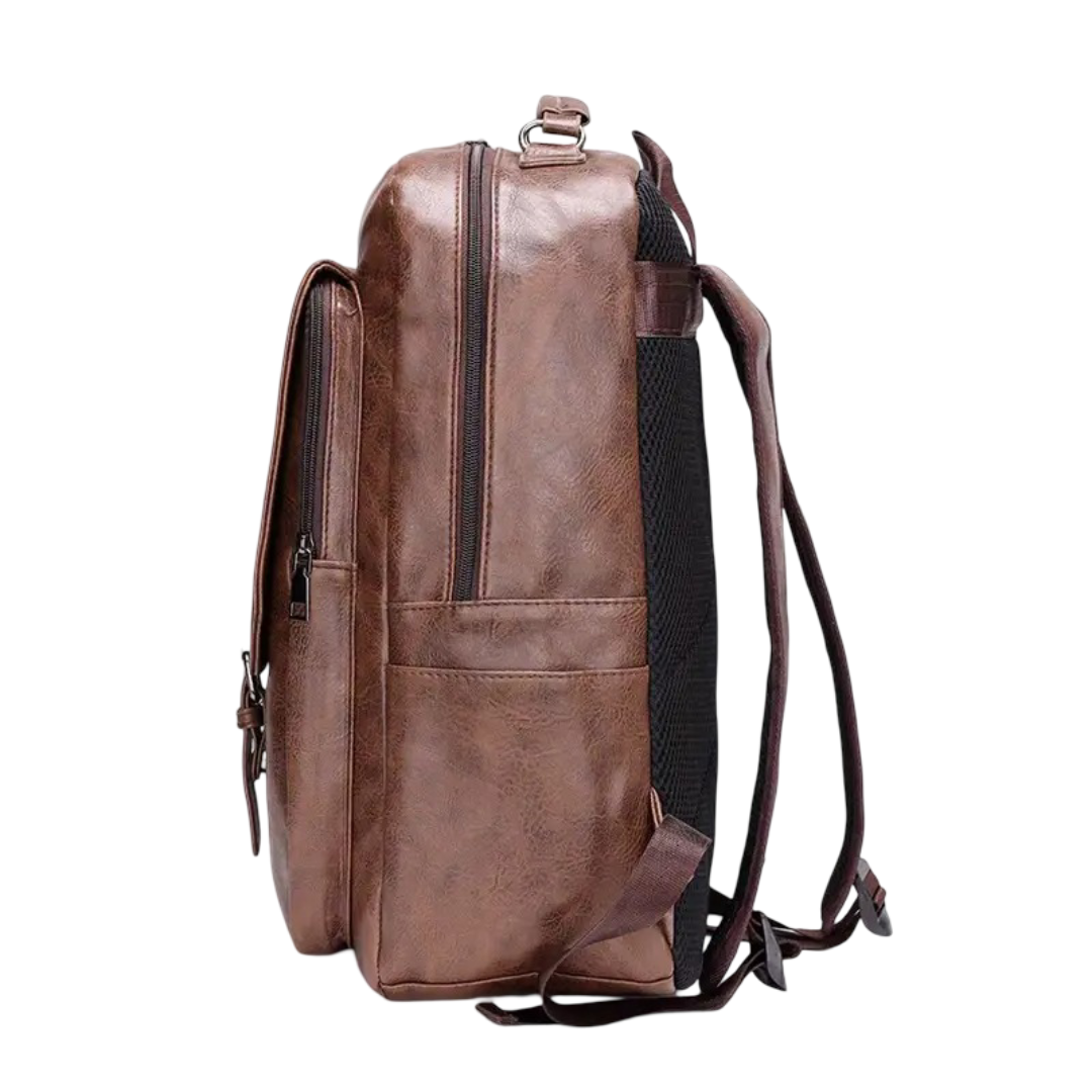 Theo - Premium Leather Backpack