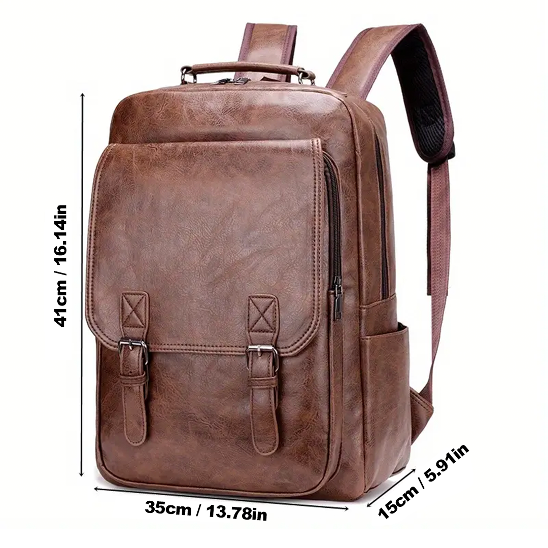 Theo - Premium Leather Backpack