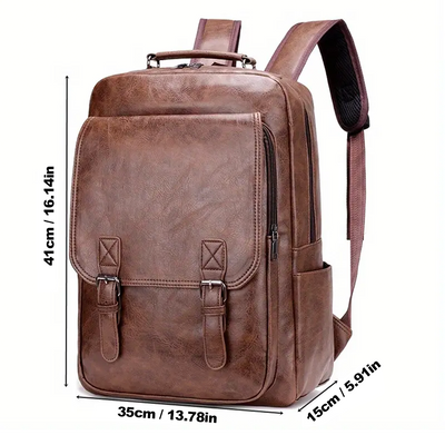 Theo - Premium Leather Backpack