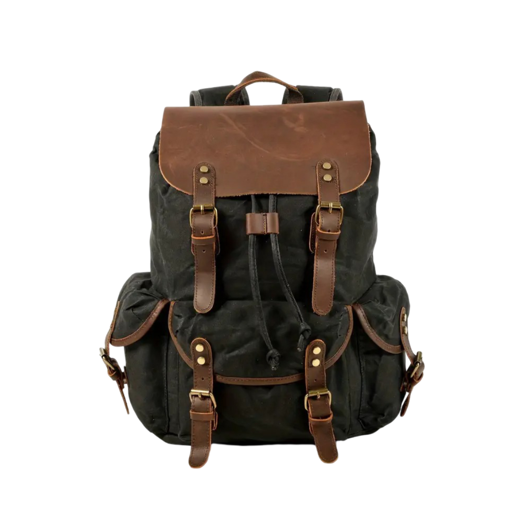Crosby - Waterproof Retro Canvas Laptop Backpack