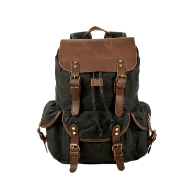 Crosby - Waterproof Retro Canvas Laptop Backpack