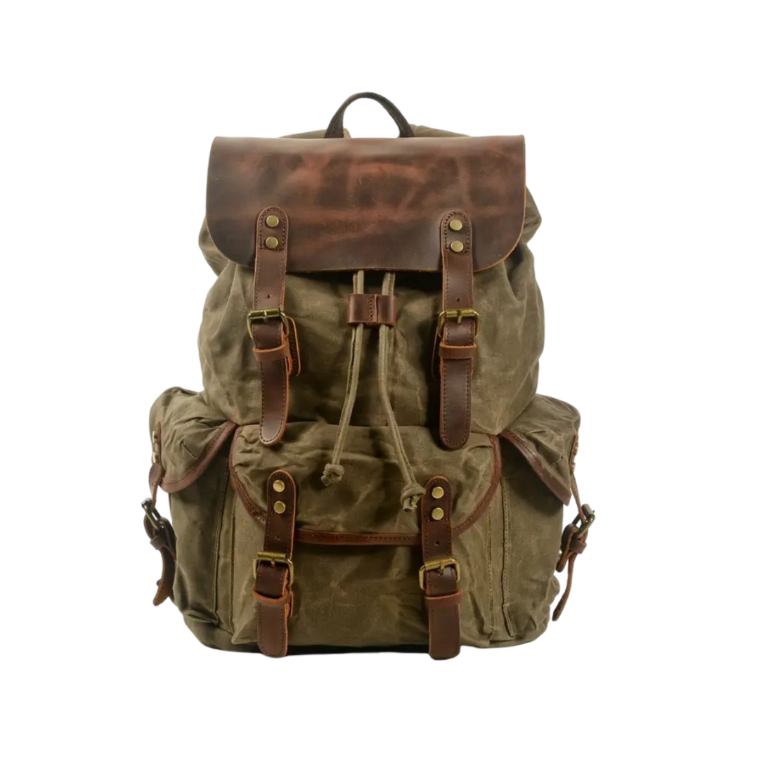 Crosby - Waterproof Retro Canvas Laptop Backpack