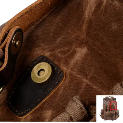 Crosby - Waterproof Retro Canvas Laptop Backpack