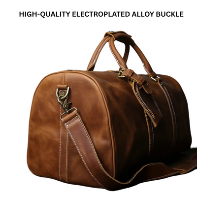 Callahan - Premium Leather Travel Duffel Bag