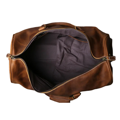 Callahan - Premium Leather Travel Duffel Bag