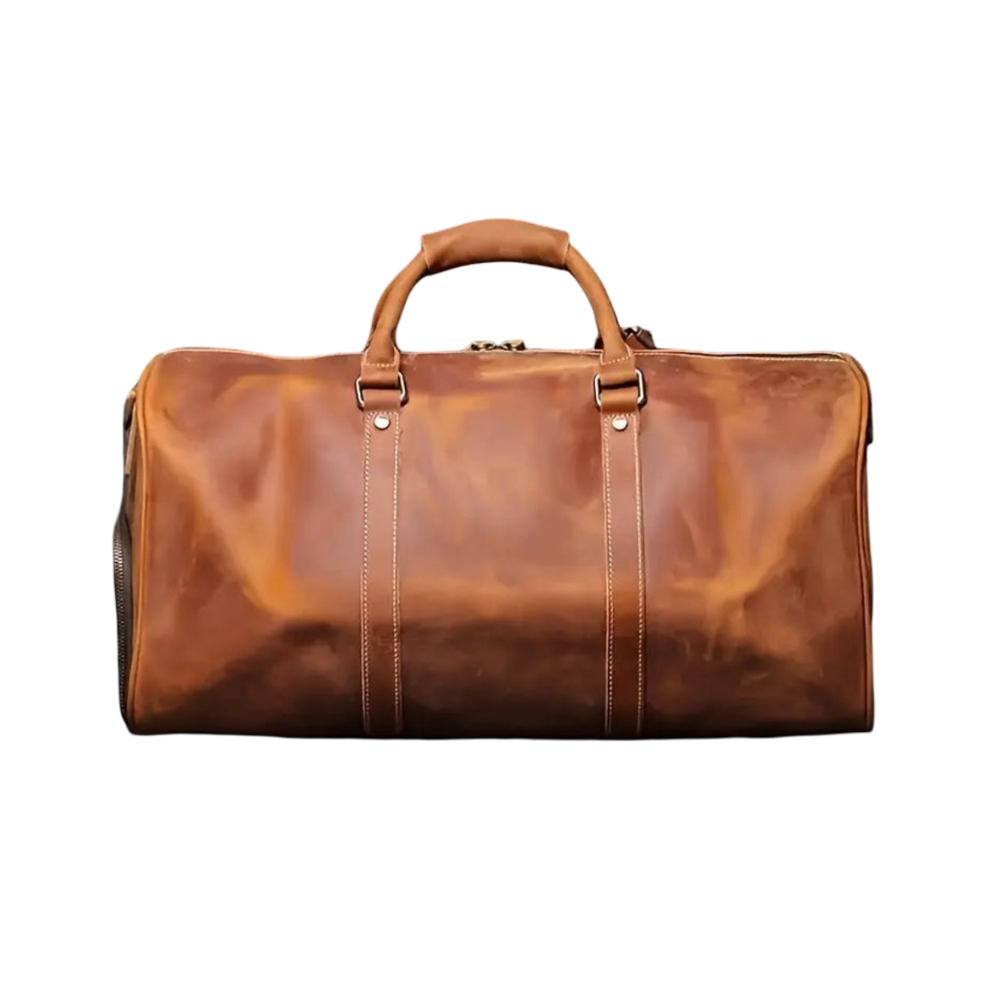 Callahan - Premium Leather Travel Duffel Bag