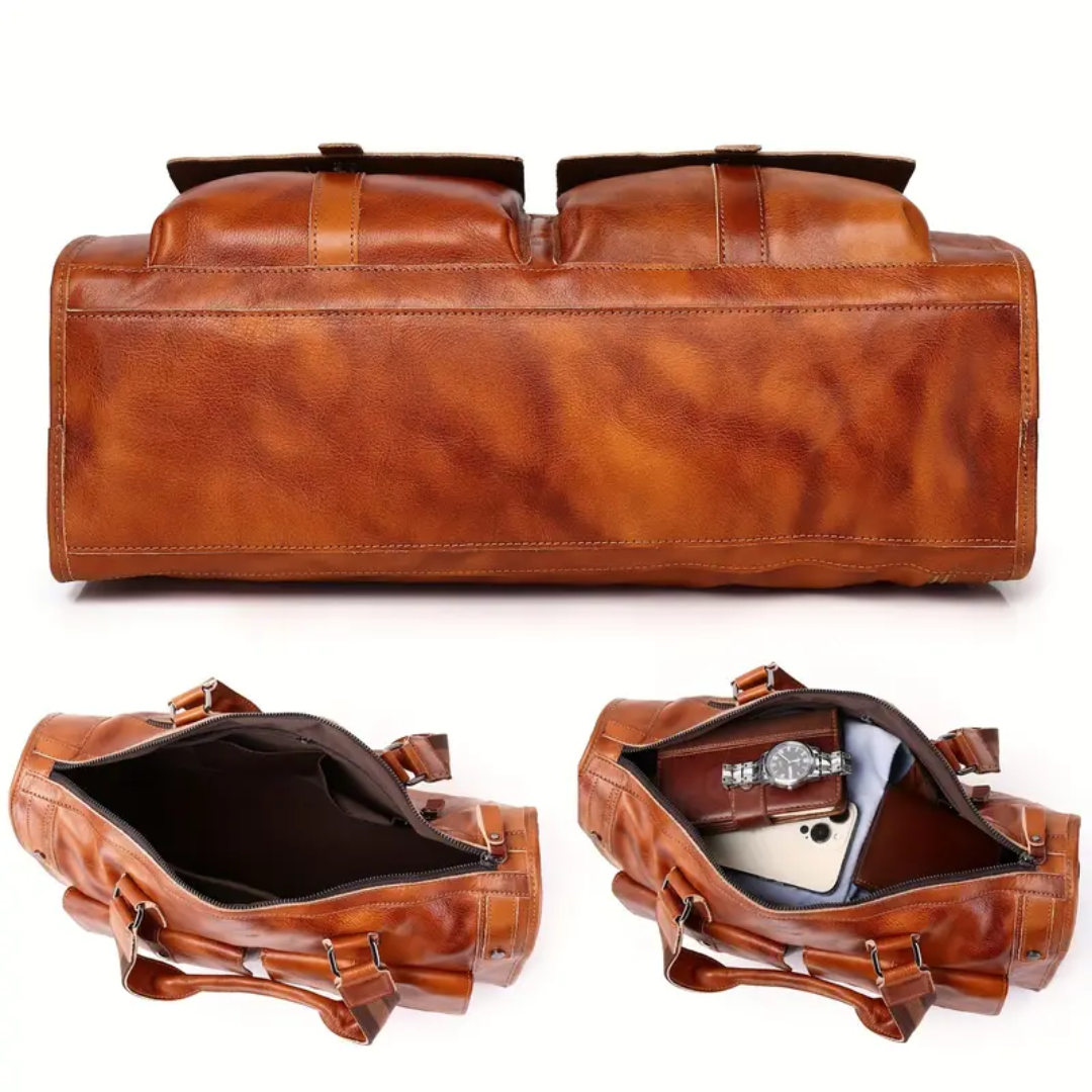 Hawthorne - Oversized Leather Luggage Duffel Bag