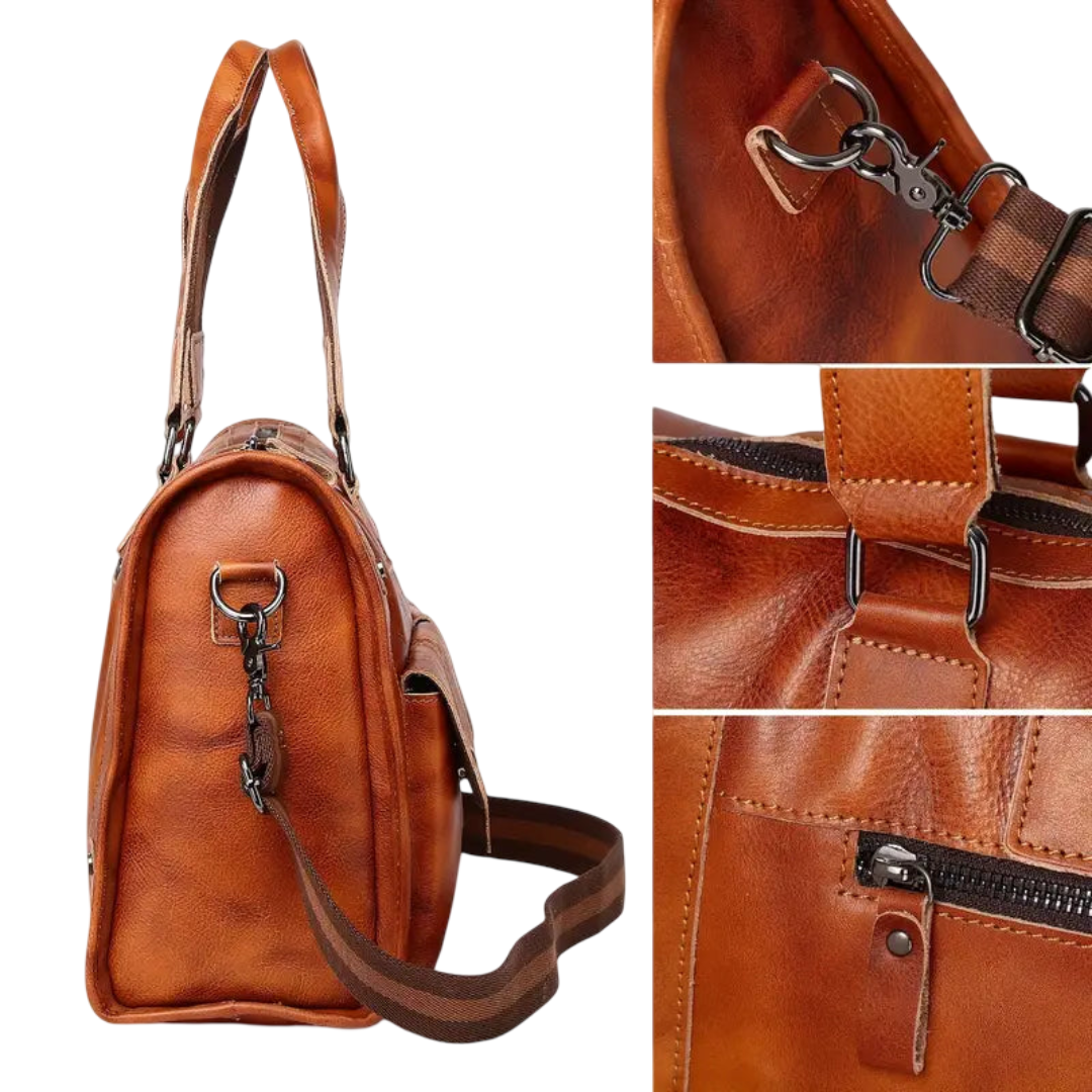 Hawthorne - Oversized Leather Luggage Duffel Bag