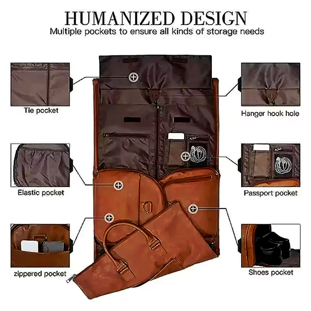 Hawthorne - Oversized Leather Luggage Duffel Bag