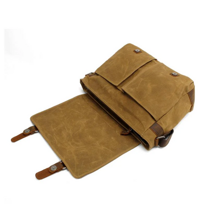 Drake - Waxed Accent Leather - Shoulder Bag