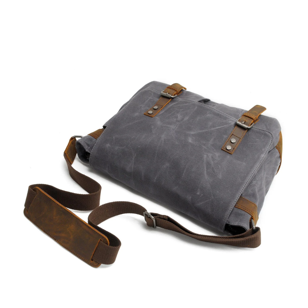 Drake - Waxed Accent Leather - Shoulder Bag