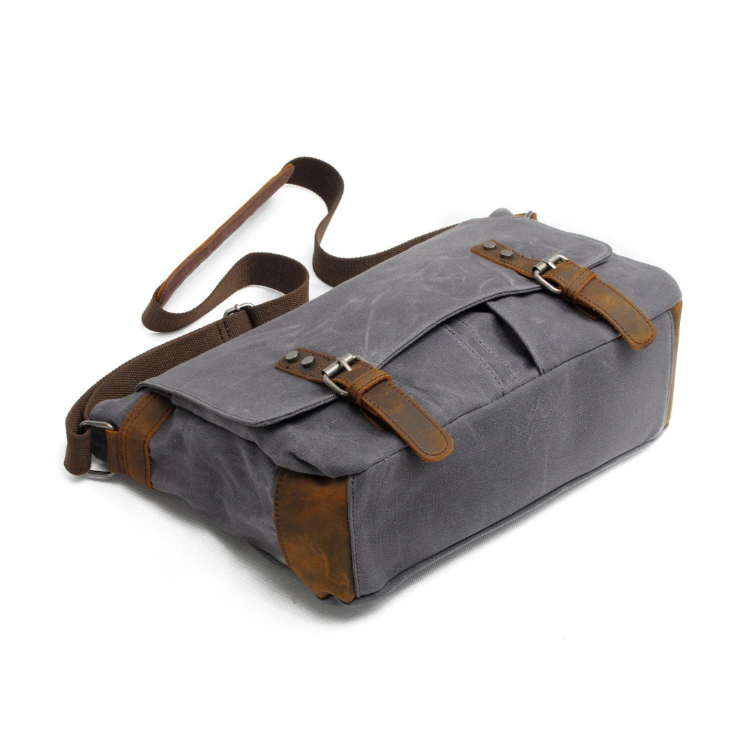 Drake - Waxed Accent Leather - Shoulder Bag