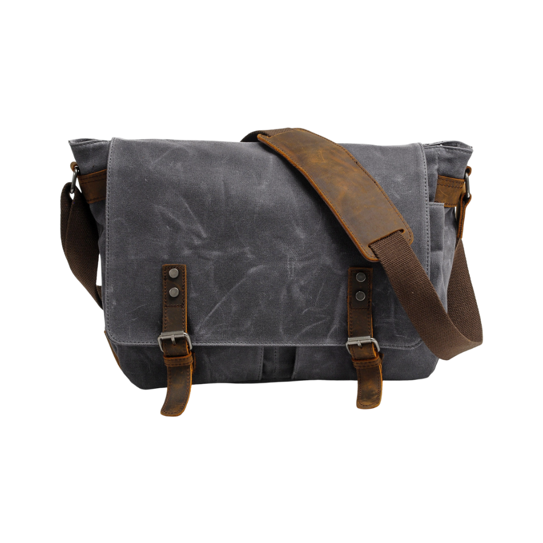 Drake - Waxed Accent Leather - Shoulder Bag