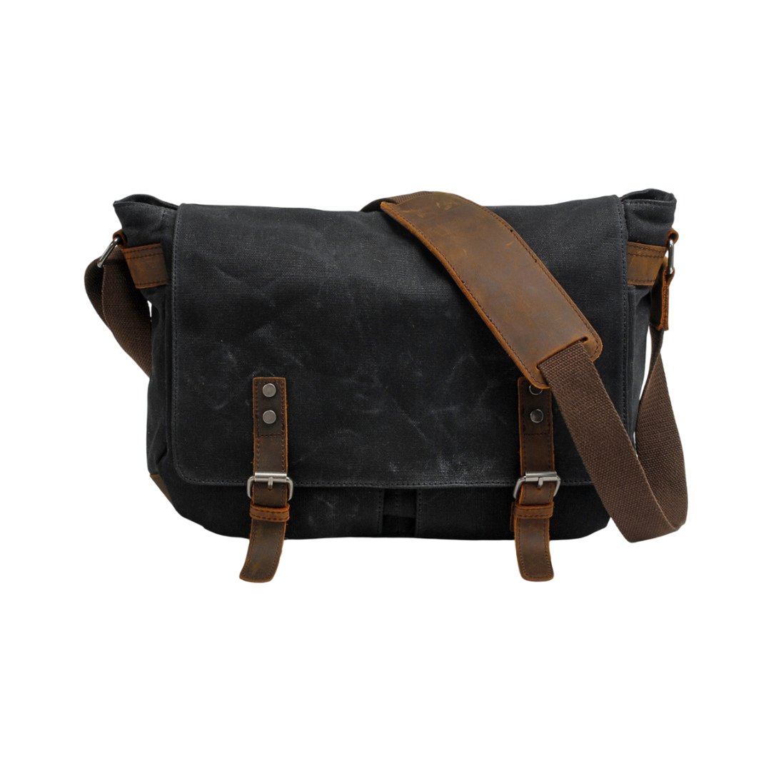 Drake - Waxed Accent Leather - Shoulder Bag