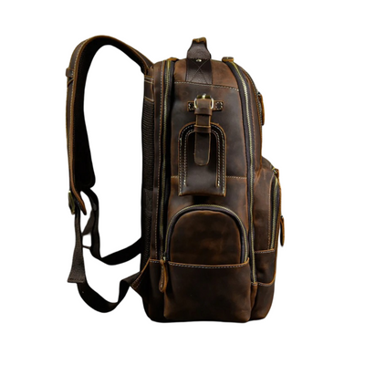 Nathan - Fashion Ample Leather Backpack