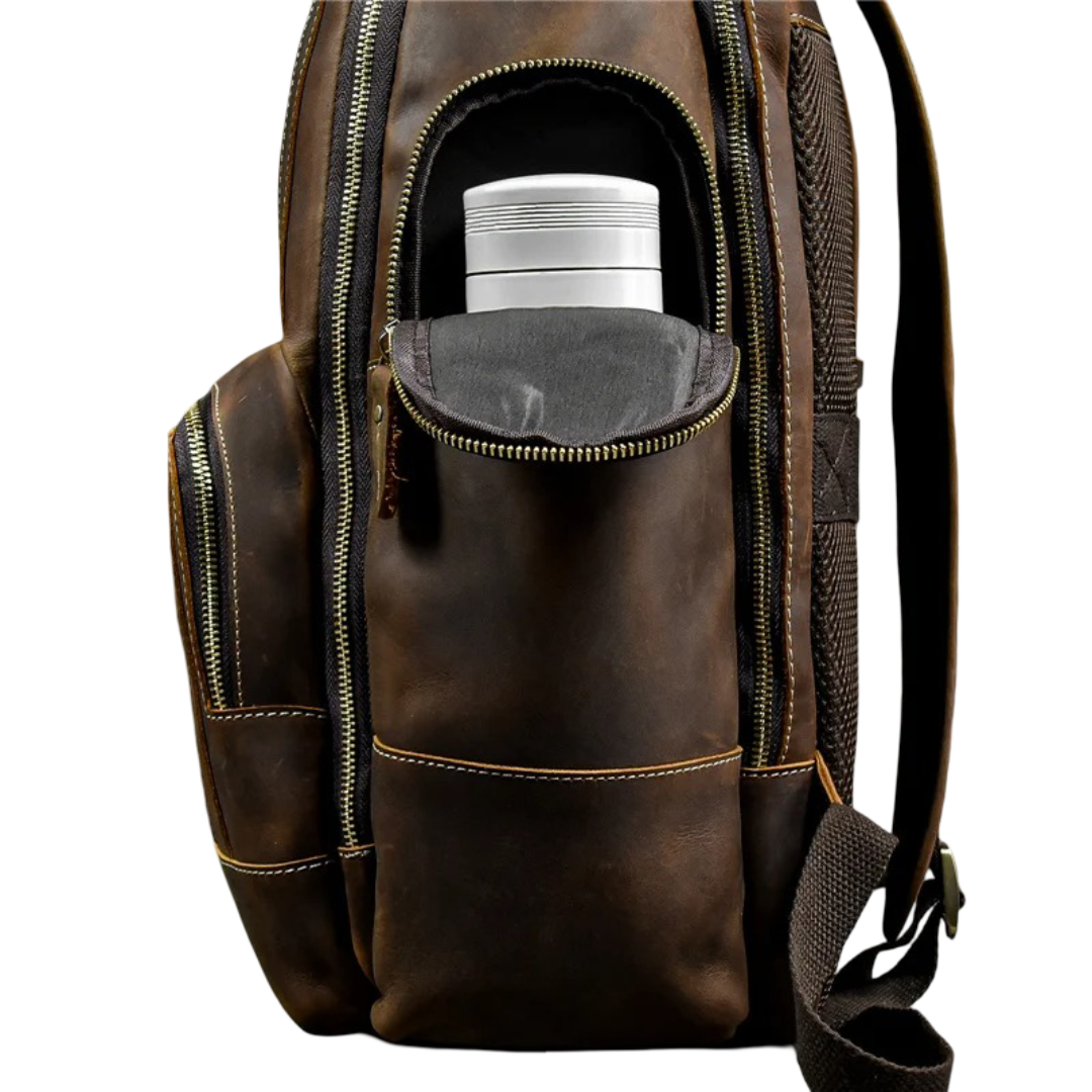 Nathan - Fashion Ample Leather Backpack