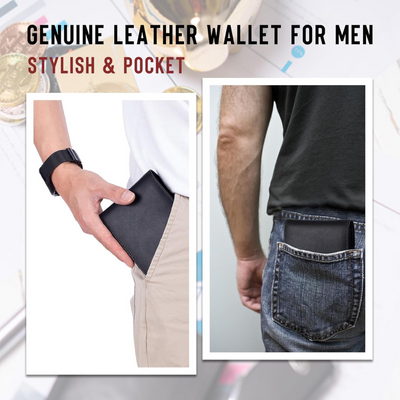 Sebastian - Two-Tone Leather Bifold - Wallet