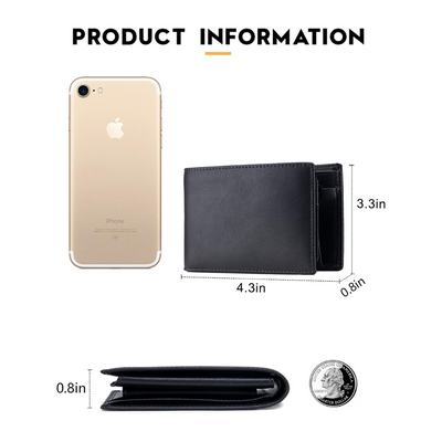 Sebastian - Two-Tone Leather Bifold - Wallet