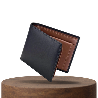 Sebastian - Two-Tone Leather Bifold - Wallet