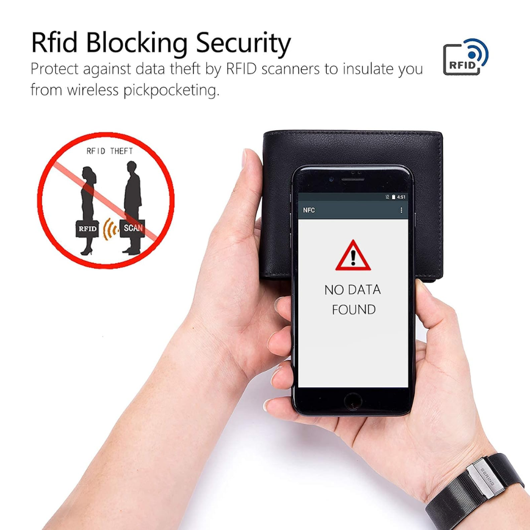 Sebastian - Two-Tone Leather Bifold - Wallet