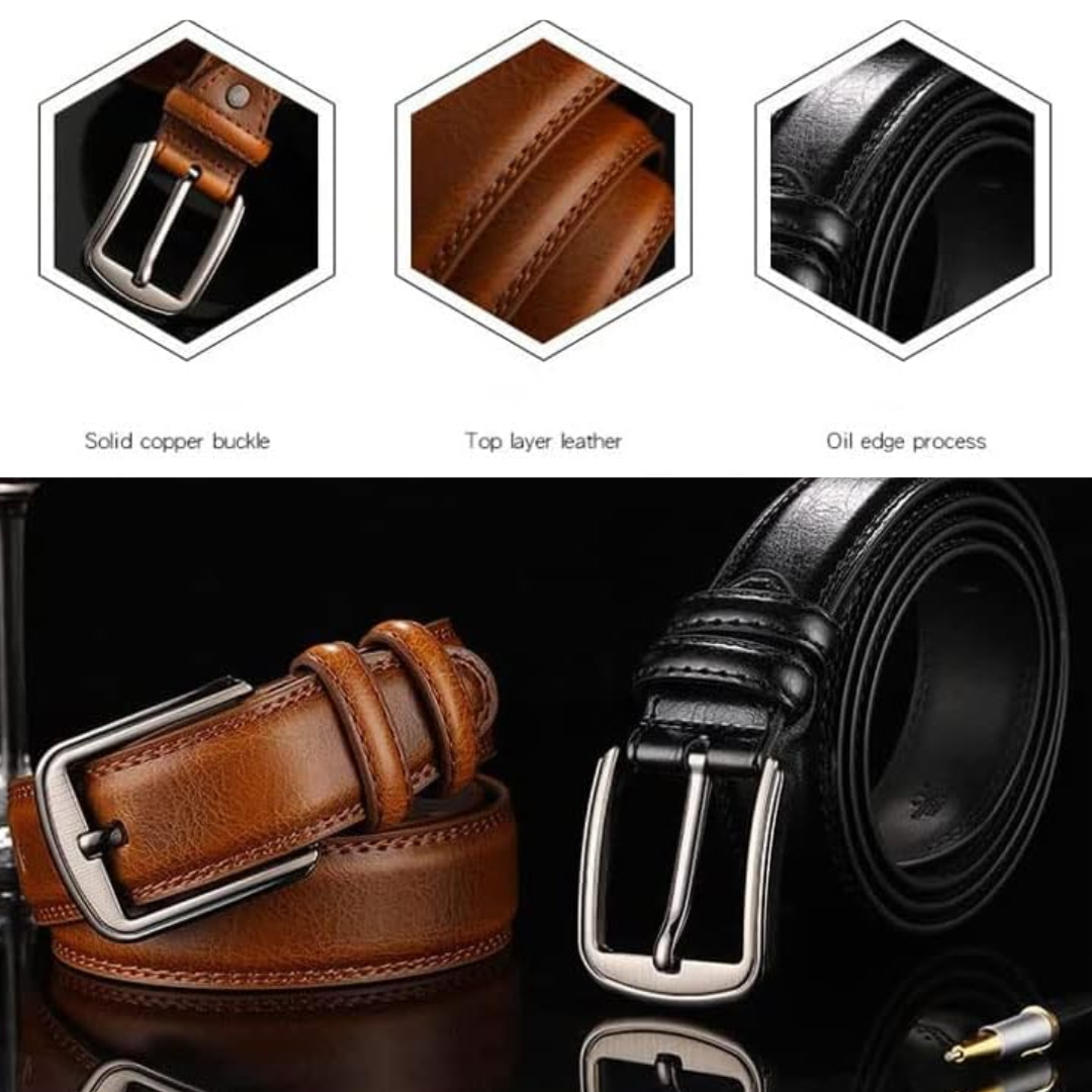 Logan - Belt with Classic Buckle