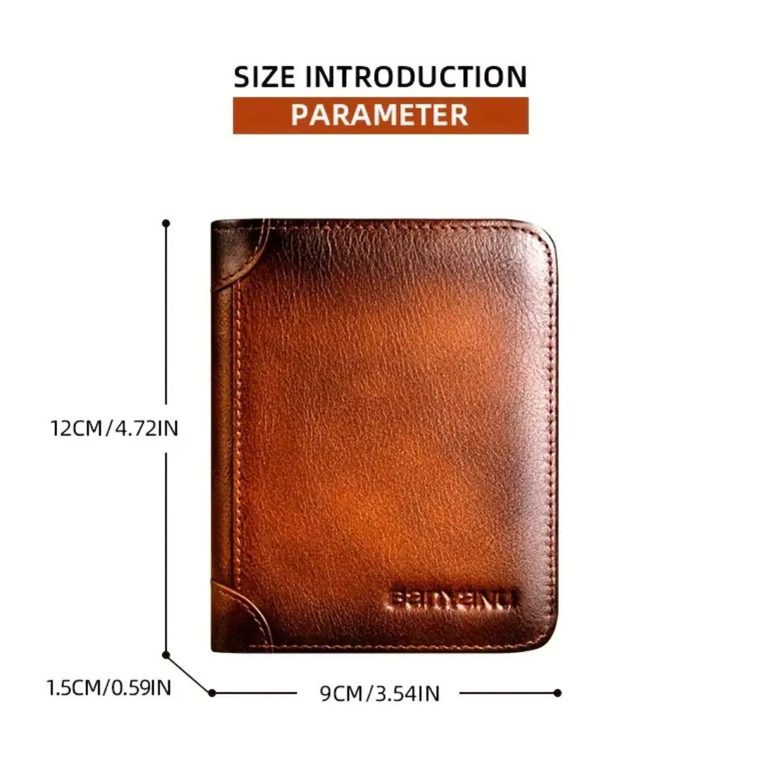 Sterlingfold - Genuine Leather Trifold Wallet for Men