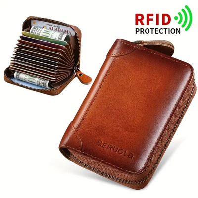 Sterlingfold - Genuine Leather Trifold Wallet for Men