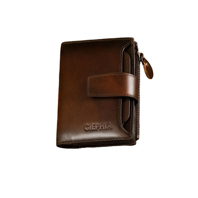 Callum - Vintage Leather RFID Duo-fold Wallet