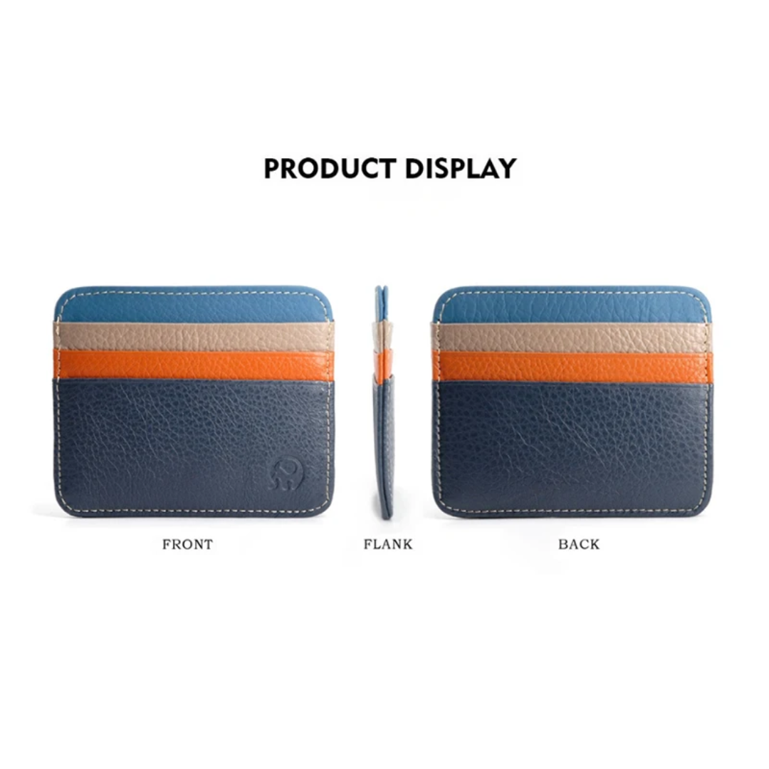 Grayson - Genuine Leather Slim Card Wallet