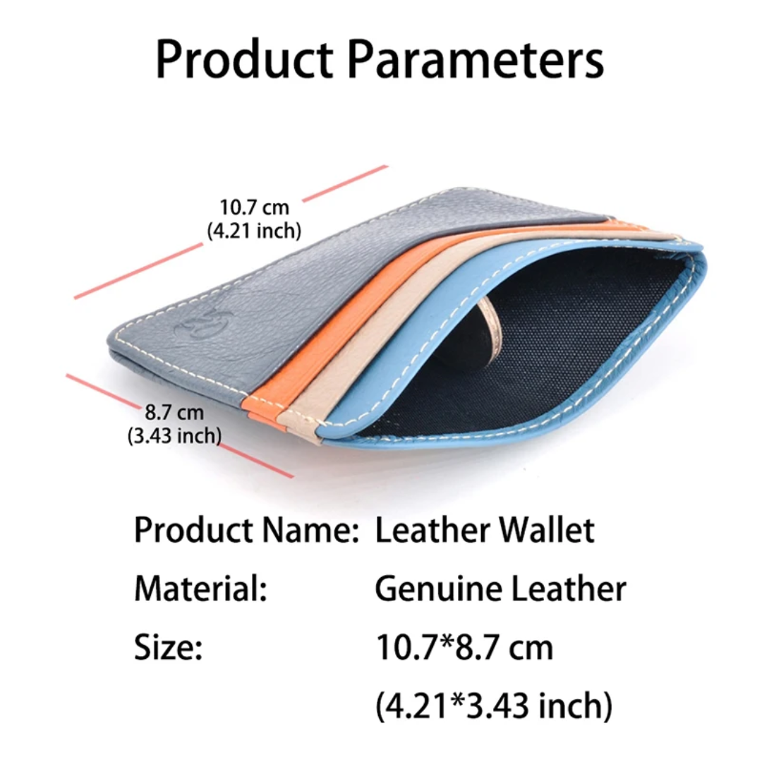 Grayson - Genuine Leather Slim Card Wallet