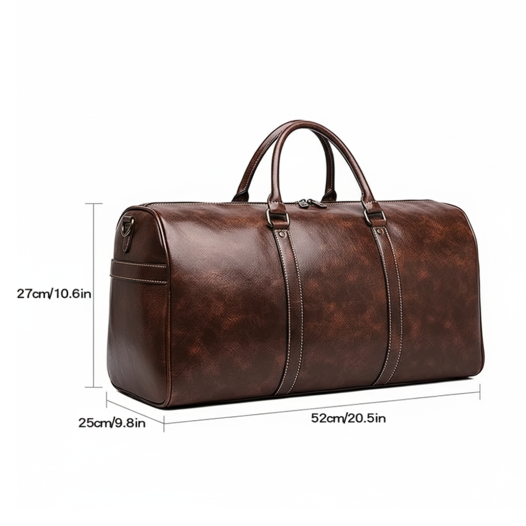 Lennox - Leather Weekender Travel Bag