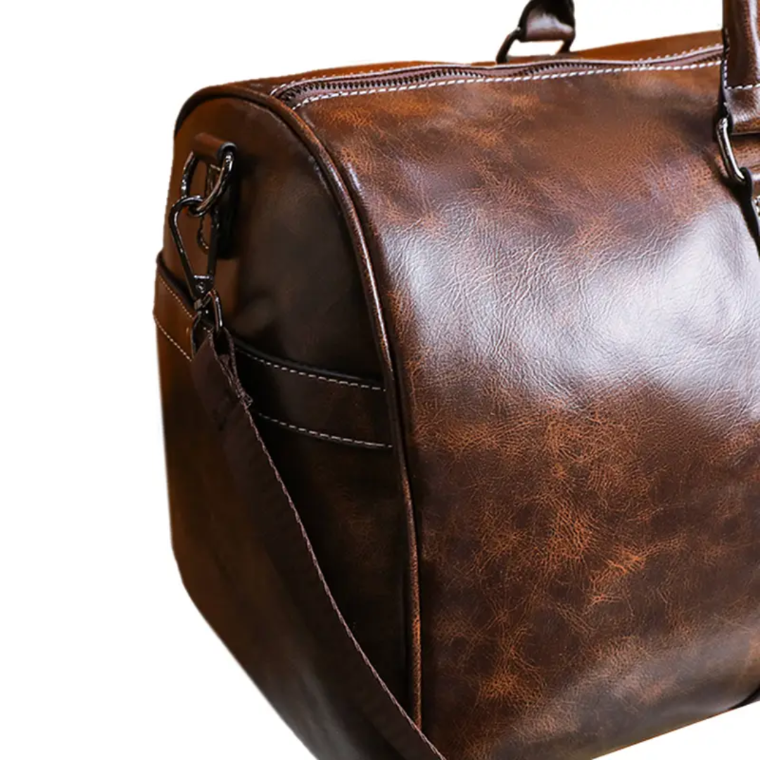 Lennox - Leather Weekender Travel Bag