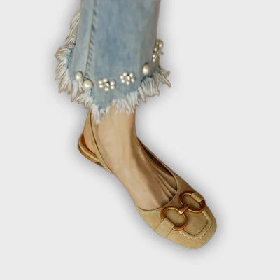 Riley - Elegant Orthopedic Square Heel Sandals