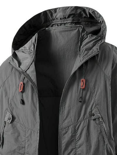 Carter™ - Outdoor Waterproof Windbreaker Jacket with Adjustable Hood