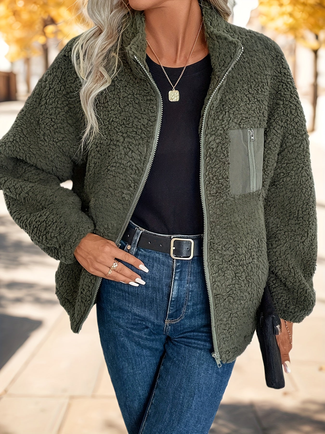 Lesley - Elegant Teddy Jacket