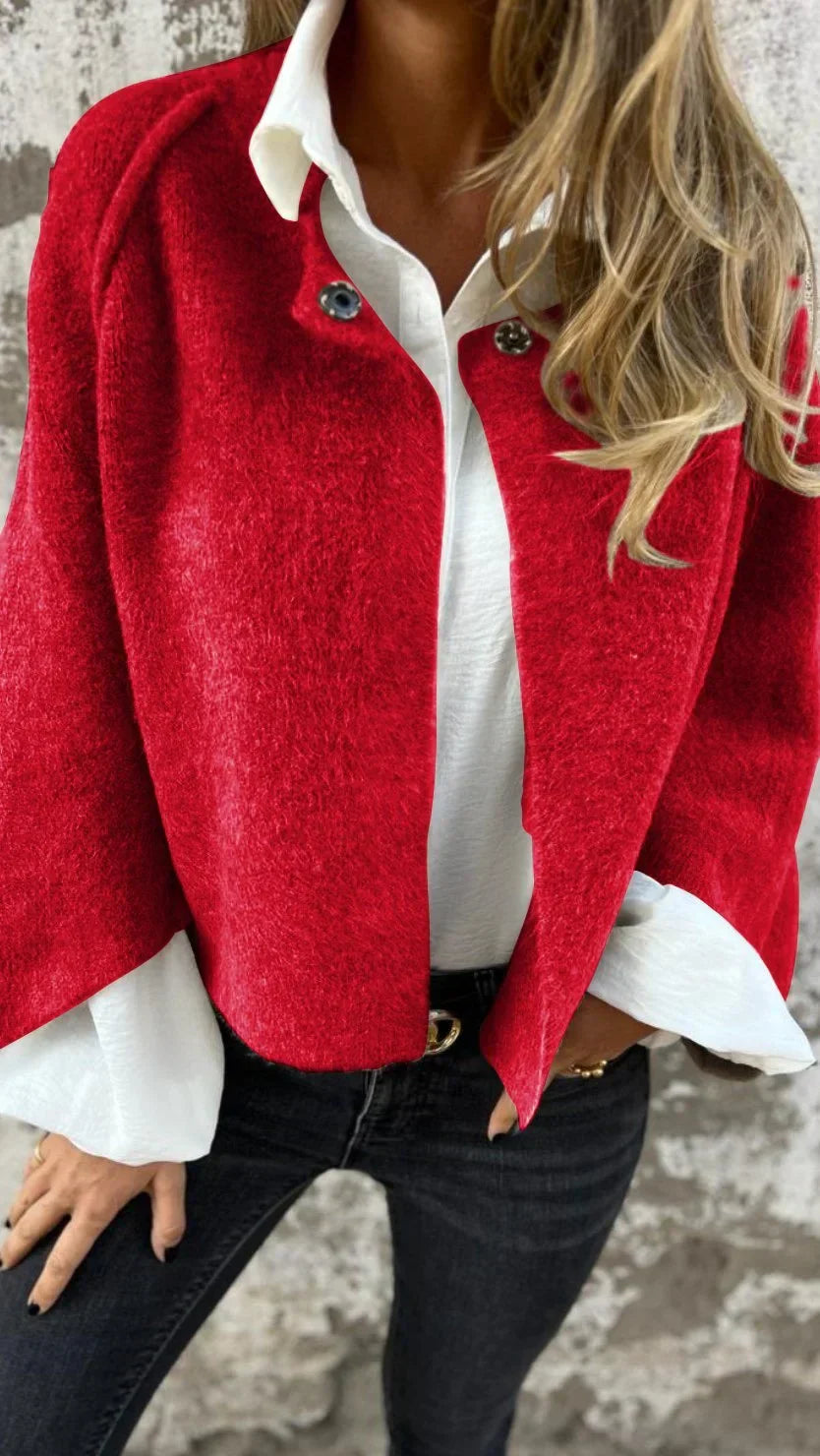 Amelia - Timeless Coat with Round Neck