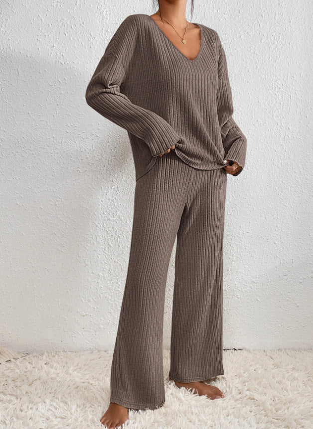 Vayla - COZY RIBBED LOUNGE SET WITH RELAXED FIT